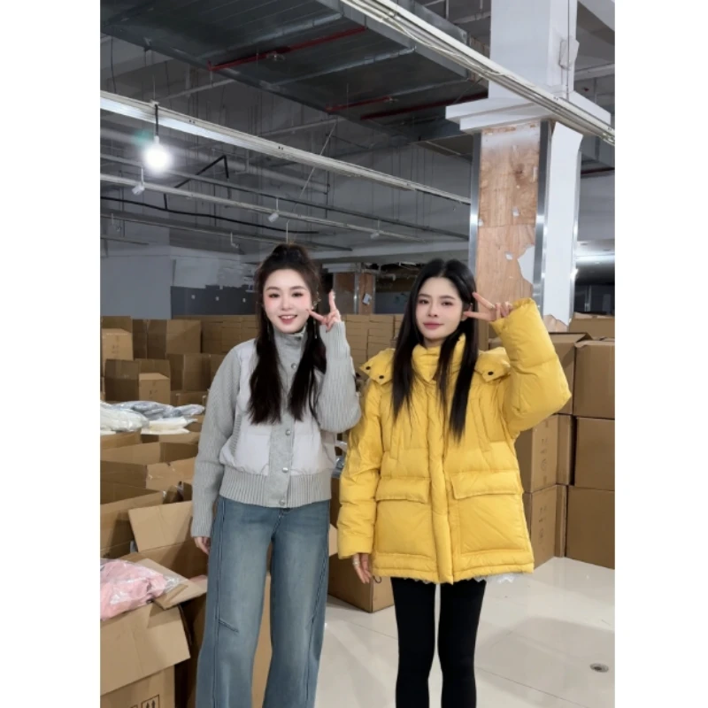 宿慕SUMU 女款连帽羽绒服12-15冬季女款时尚休闲羽绒服A16084