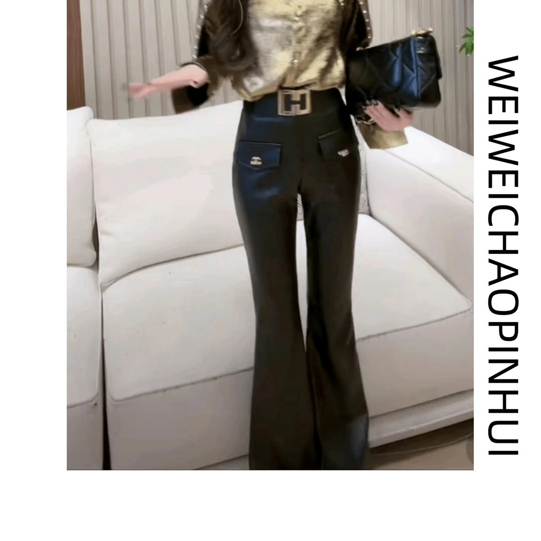 意模【薇薇高端欧货】款欧货潮流百搭女士显瘦微喇休闲裤- 31252237