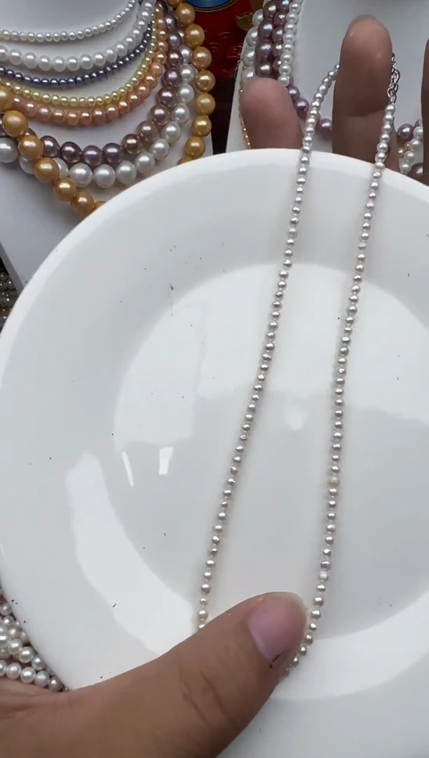 淡水珍珠未镶嵌颈饰1