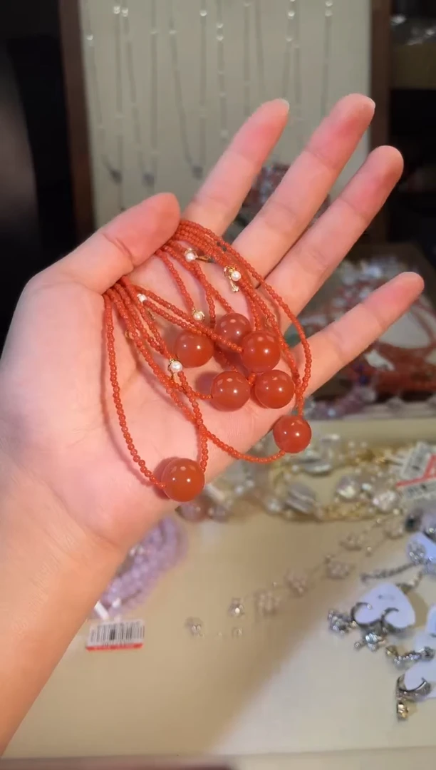 项链未镶嵌南红玛瑙g741多样性发货一件