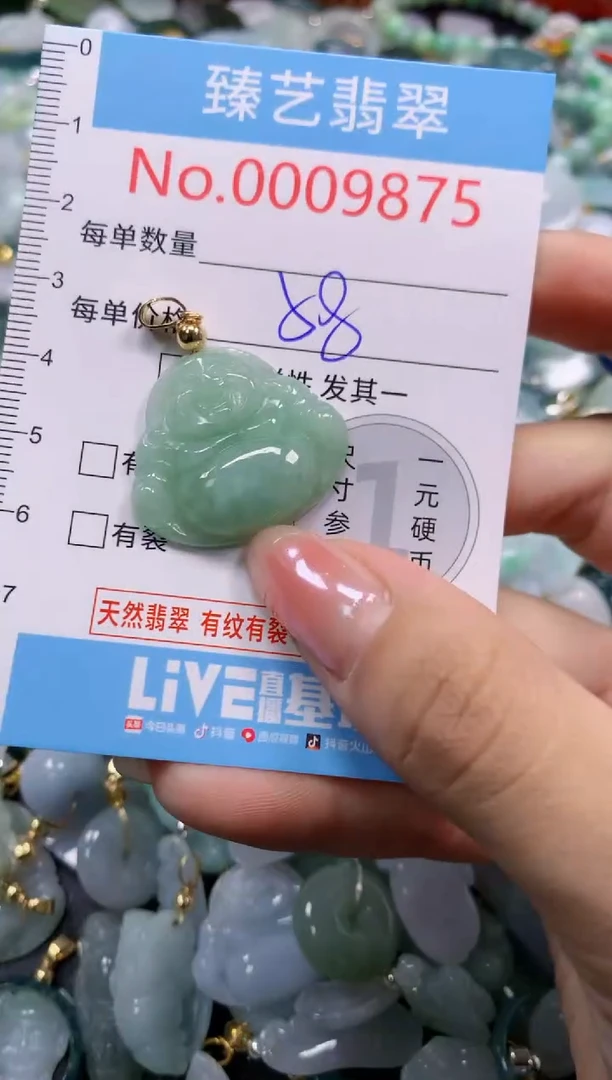 颈饰未镶嵌翡翠9875
