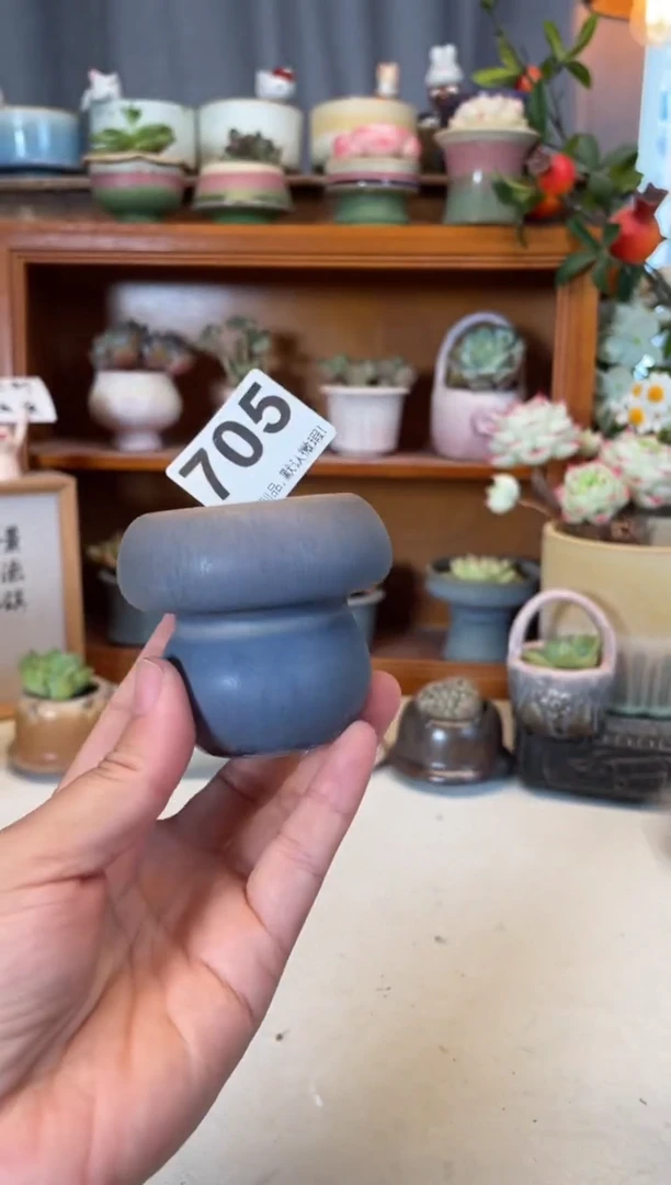 瓷片705知木小芳花盆
