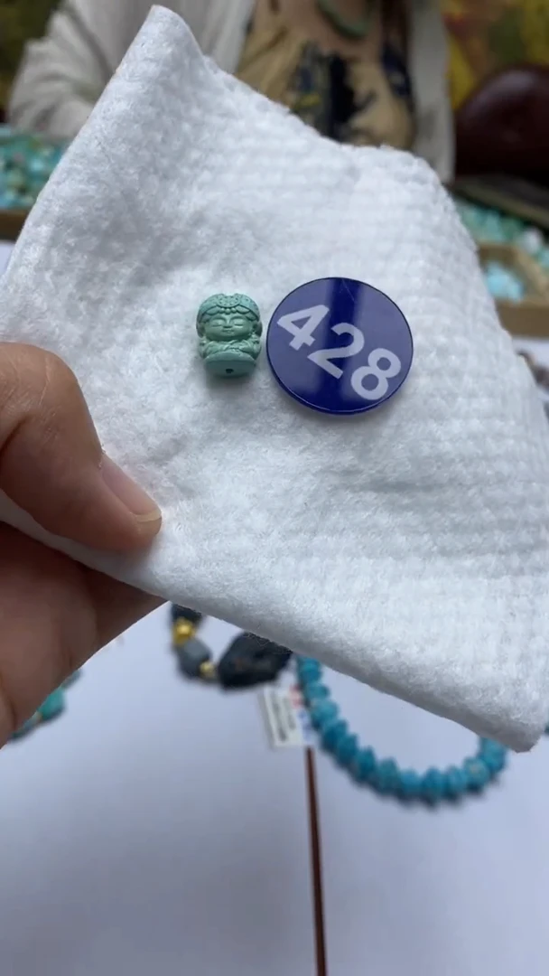绿松石未镶嵌雕刻件428