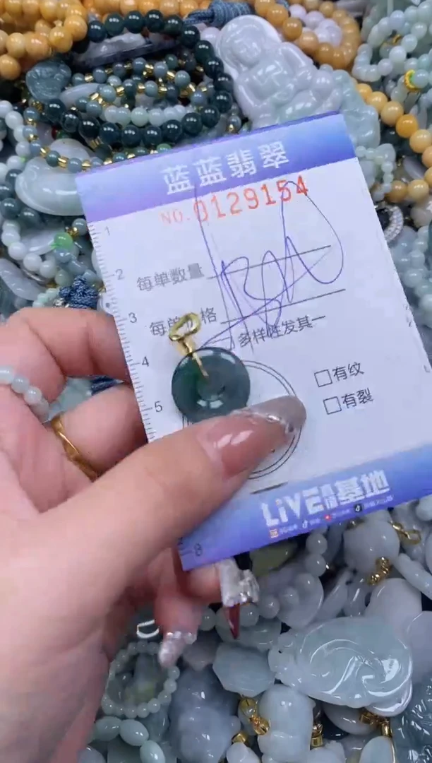 【闪购商品】翡翠颈饰未镶嵌闪购0129154多样性发其一