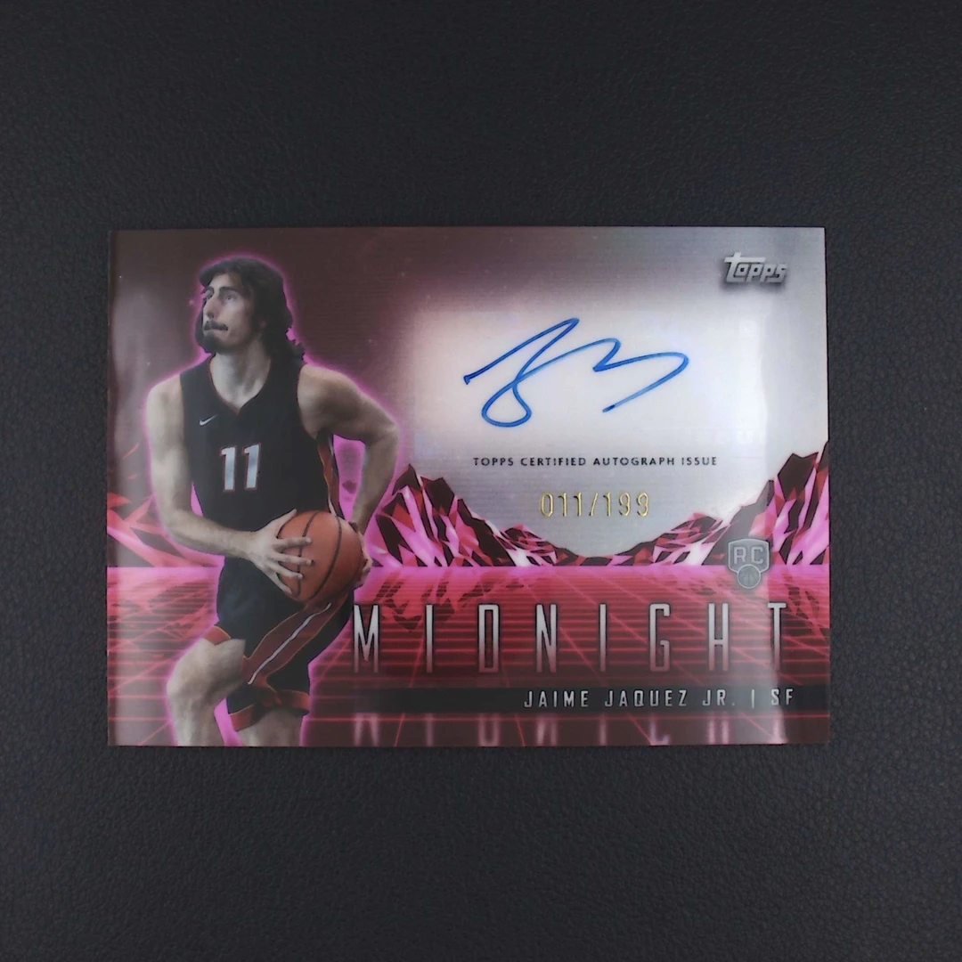 小海梅·哈克斯 编  Midnight   帕尼尼NBA国宝手提签字球星卡
