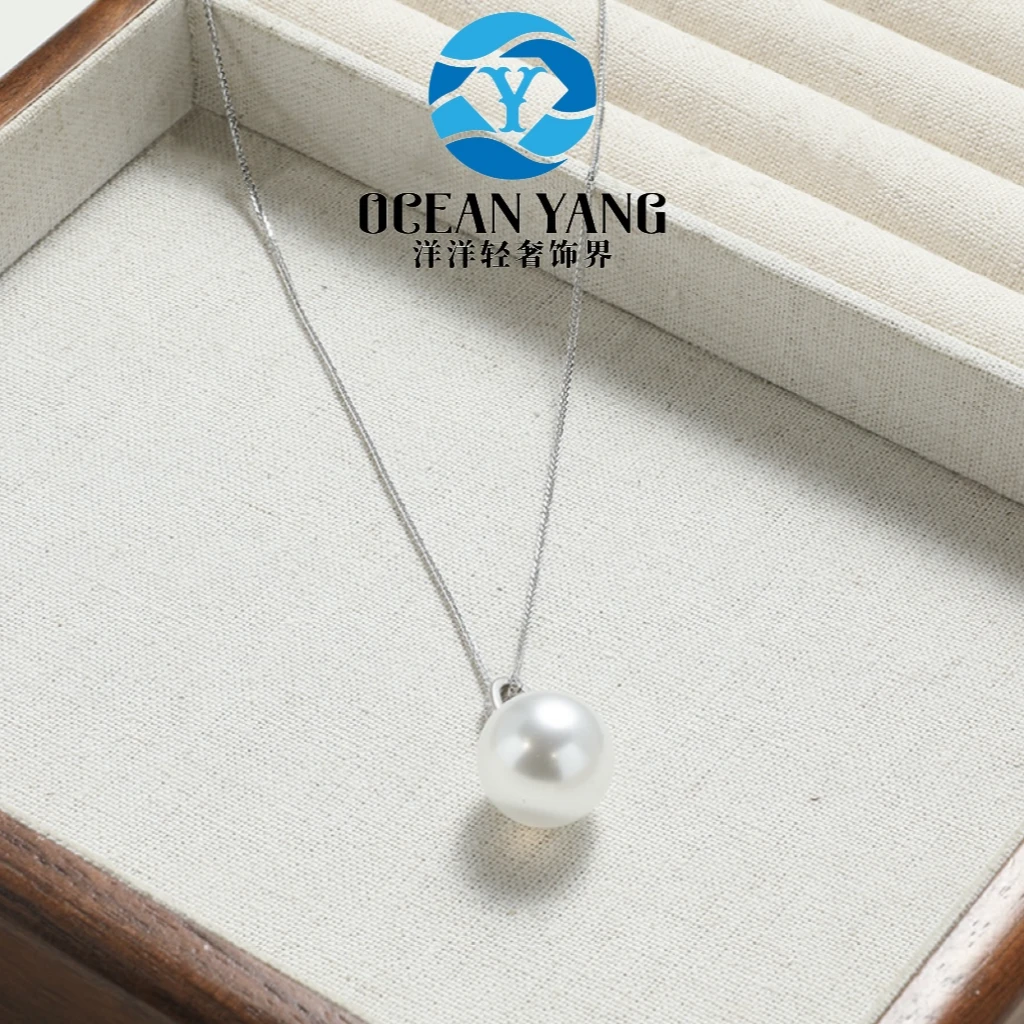 925银银制品 SHK-S925银 14-16mm 多颜色万能扣吊坠项链