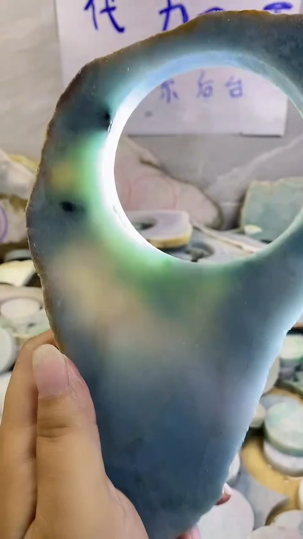 裸石翡翠纯天然翡翠A货3360
