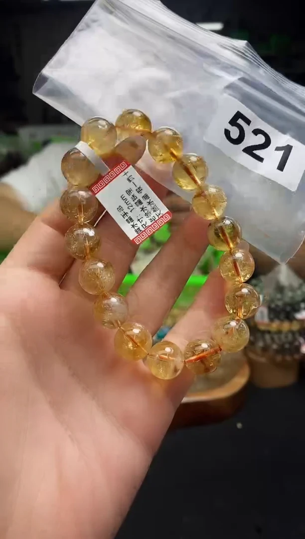 水晶手串未镶嵌手串521