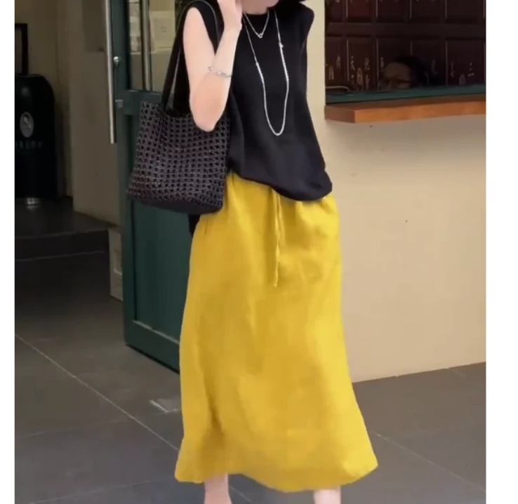 2025夏季新款网红同款洋气韩版潮流设计感休闲上衣裙子女8BC