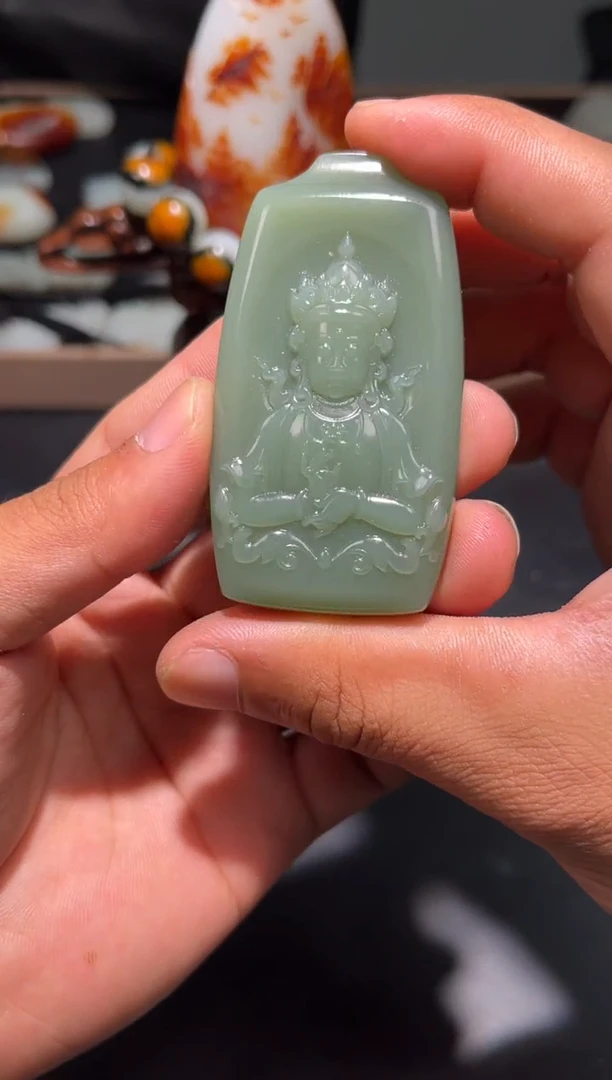 未镶嵌和田玉挂件YL-LL-12.7-25