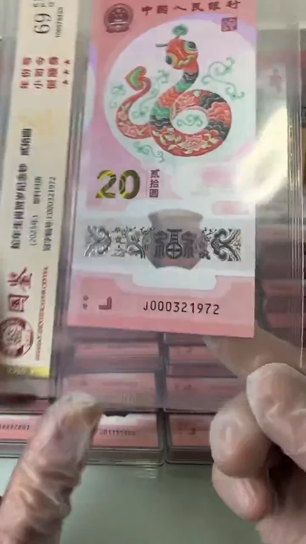 【闪购商品】塑料000321972-蛇钞单张！