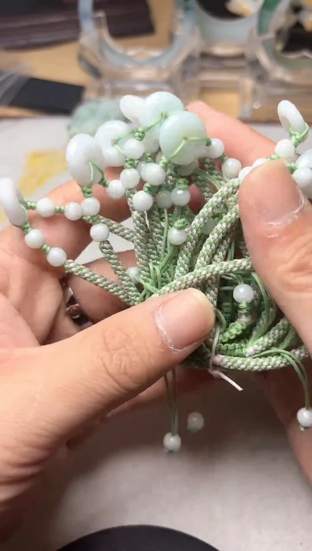 【闪购商品】翡翠手链未镶嵌平安扣【多样性发货一件】