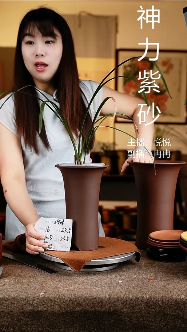 紫砂花盆花卉工艺2981