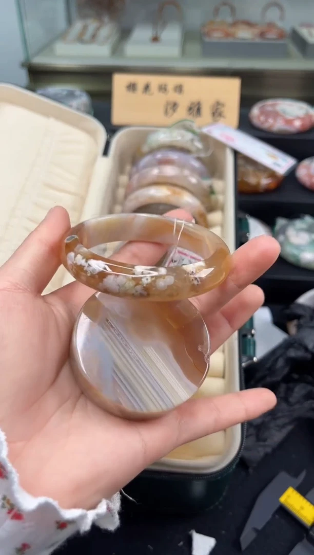 未镶嵌手镯石英质玉57圈口（赠品镯心）6593345