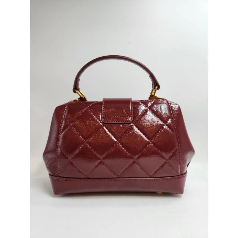 LQ-WITH-QUEEN真皮女包小贝壳红色-大号0275