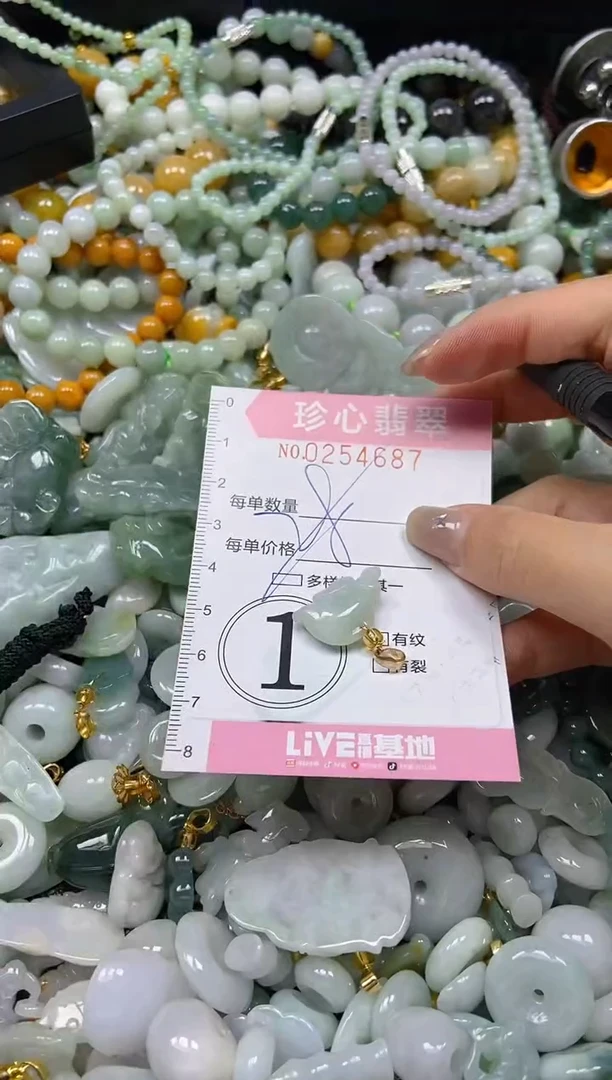 翡翠未镶嵌颈饰闪购0254687多样性发其一