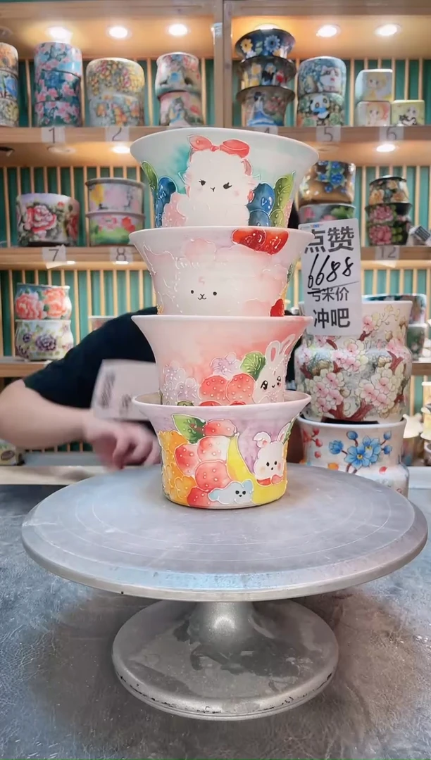 瓷片默认微瑕一物一拍0927-051-4个