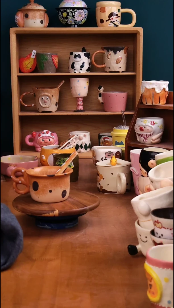 摆件陶景德镇原创手工陶瓷