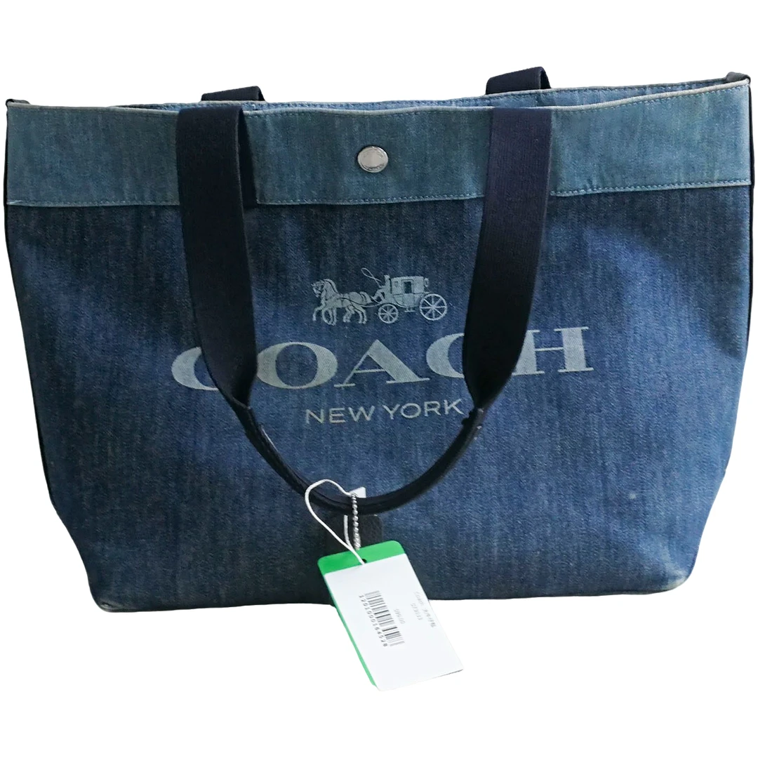 95新 COACH/蔻驰 coach 大牛仔包 073033