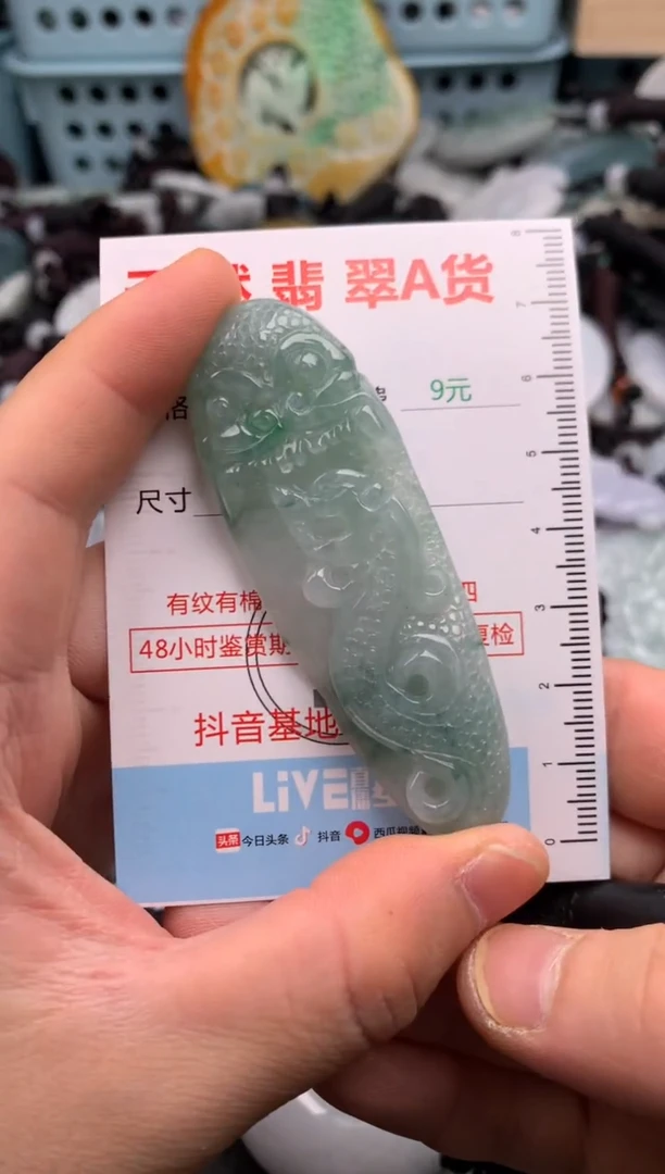 翡翠未镶嵌吊坠(不含链)1