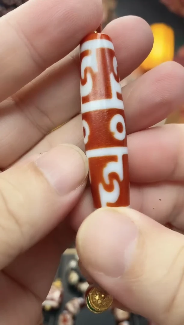 玛瑙/玉髓（覆膜）项链未镶嵌莲师三眼锁骨链