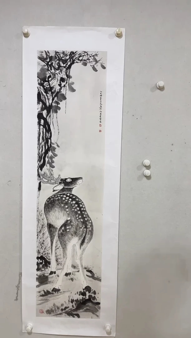 国画Y-王克老师绘画作品-4平尺宋元花鸟系列（带荣宝斋宁波证书）