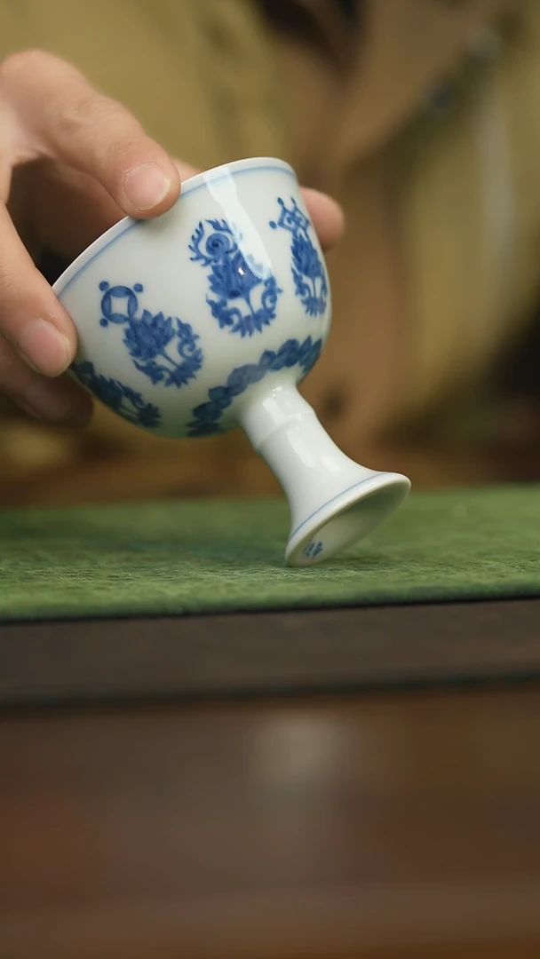 【闪购商品】杯柴窑青花破价福利