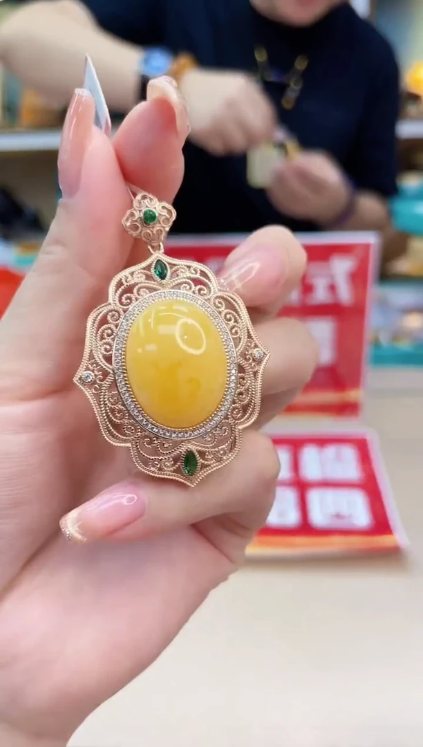 手链蜜蜡未镶嵌@@ZY20108013