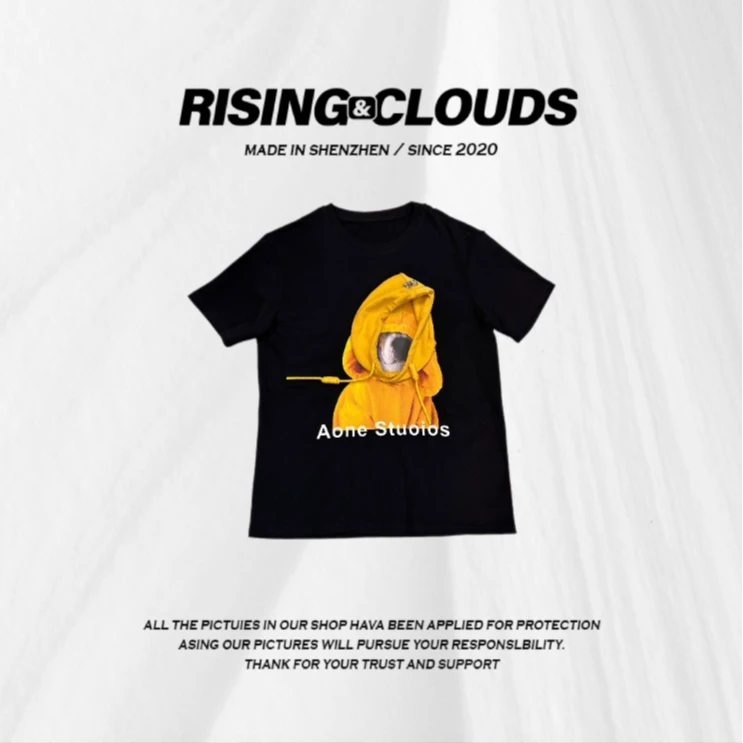 RISING&CLOUDS现【小云姐】深圳冬季百搭显瘦“黄帽狗狗T恤”110239