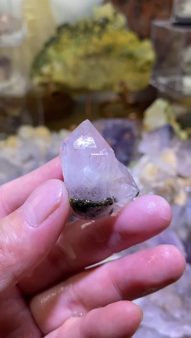 未镶嵌珠宝半成品水晶33号四川超七花园水晶