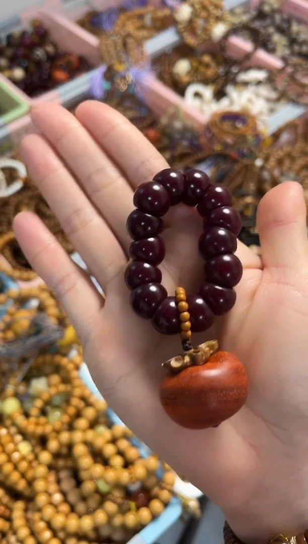 手串菩提根/象牙果菩提根蒜瓣大肠柿柿如意手捻