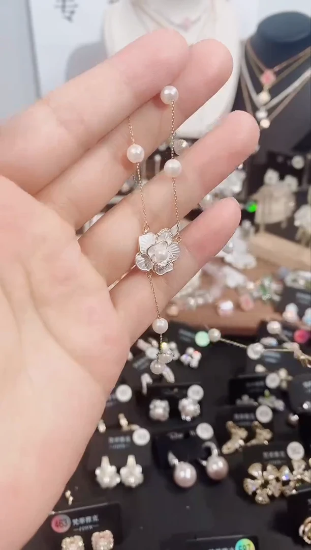 铜合金无925银项链7164