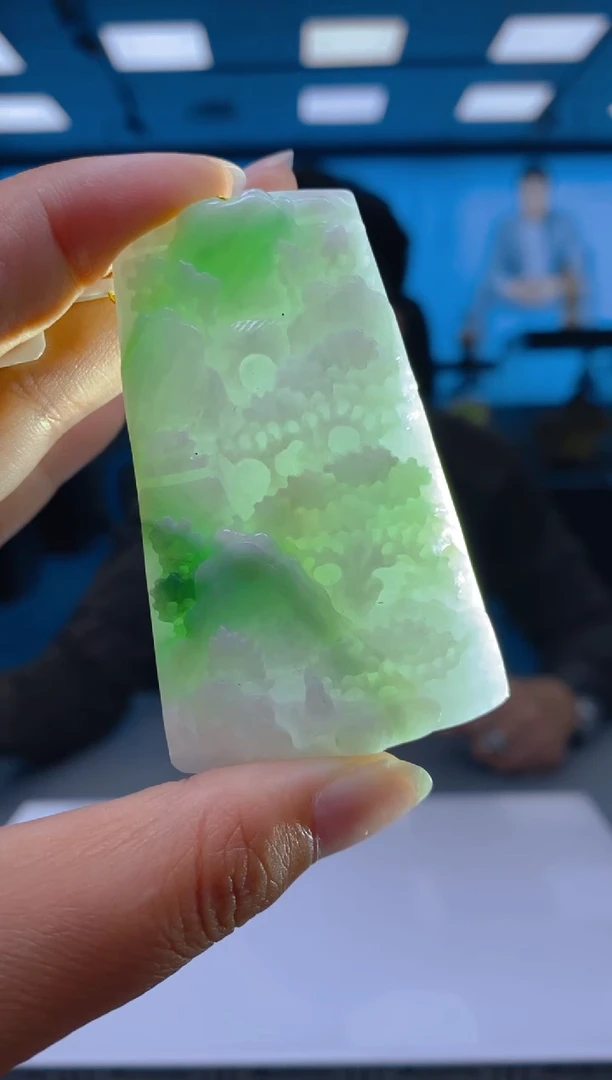 翡翠未镶嵌颈饰LL翡翠吊坠9-12