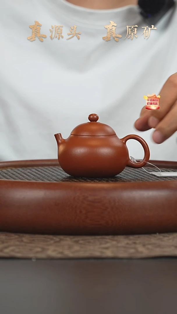 茶壶紫砂26a18小煤窑朱泥文旦100cc