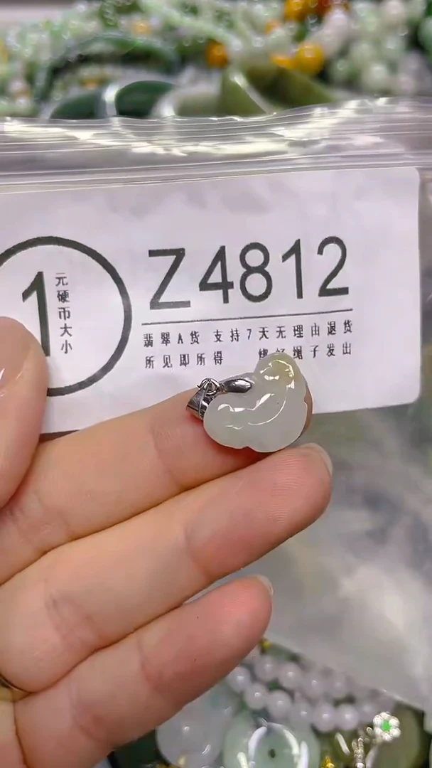 颈饰未镶嵌翡翠/ Z /翡翠A货，一件也是批发价