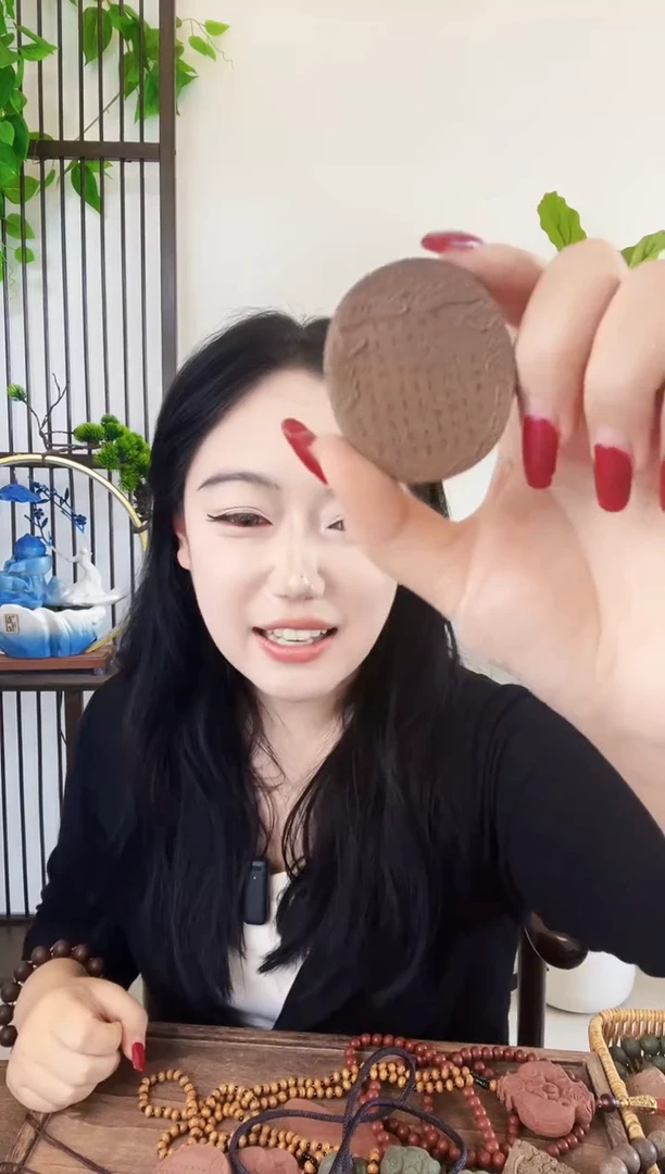泥塑疏肝解郁圆牌心经
