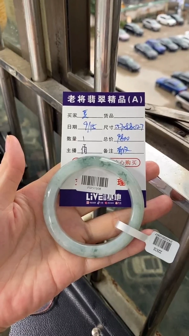 未镶嵌手镯翡翠豆*龙//20257608