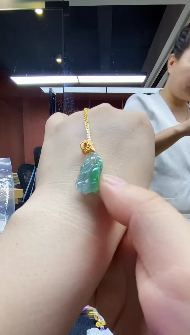颈饰未镶嵌翡翠翡翠吊坠