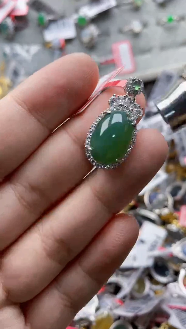 翡翠戒指银S925镶嵌11000000    6