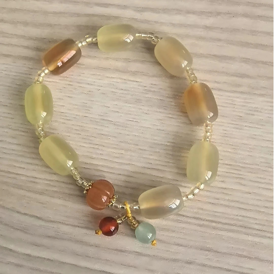 【雷诺】复古民族风玛瑙手串1021 多样性发货