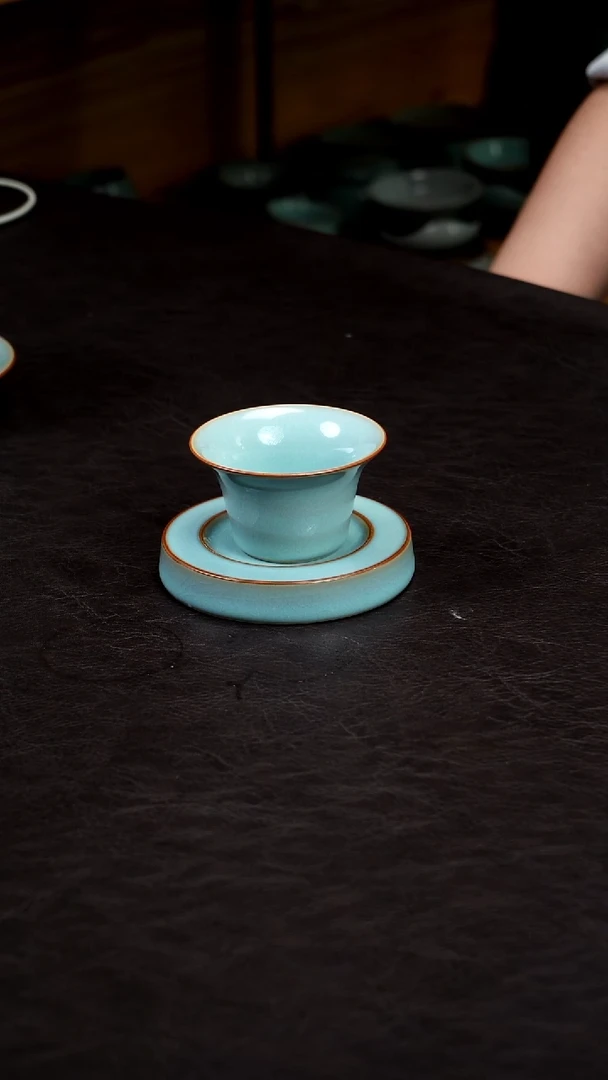 摆件马蹄小杯垫+马蹄杯