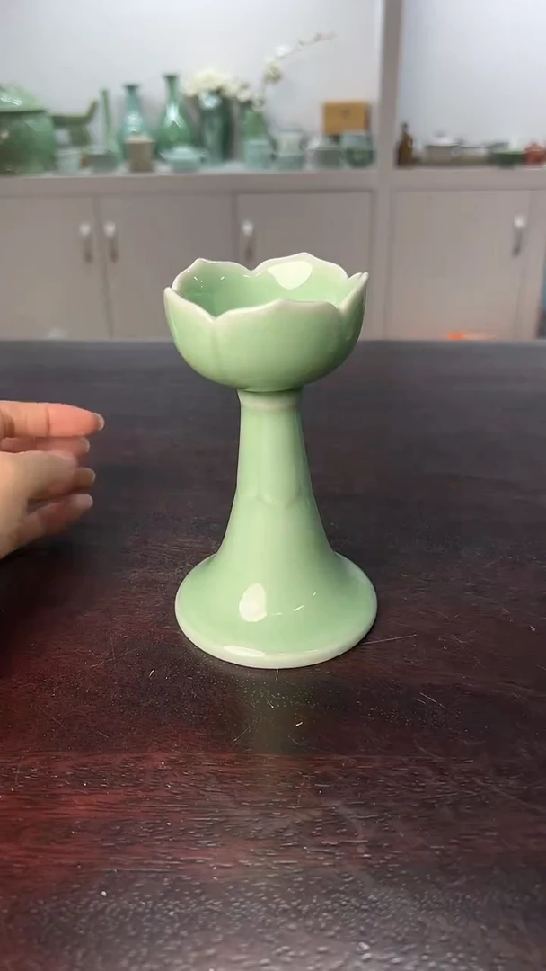 龙泉云间青瓷小米茶器