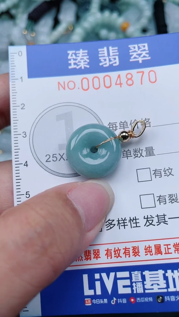翡翠未镶嵌颈饰.0004870
