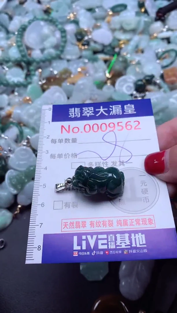 颈饰未镶嵌翡翠9562