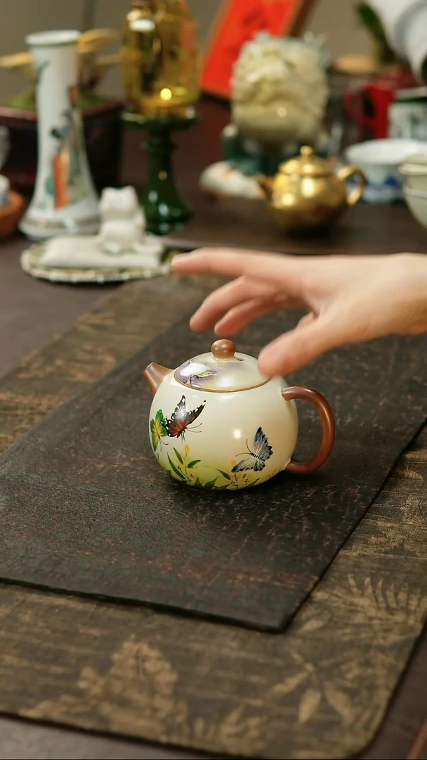 景德镇陶瓷杯碗柴烧多人