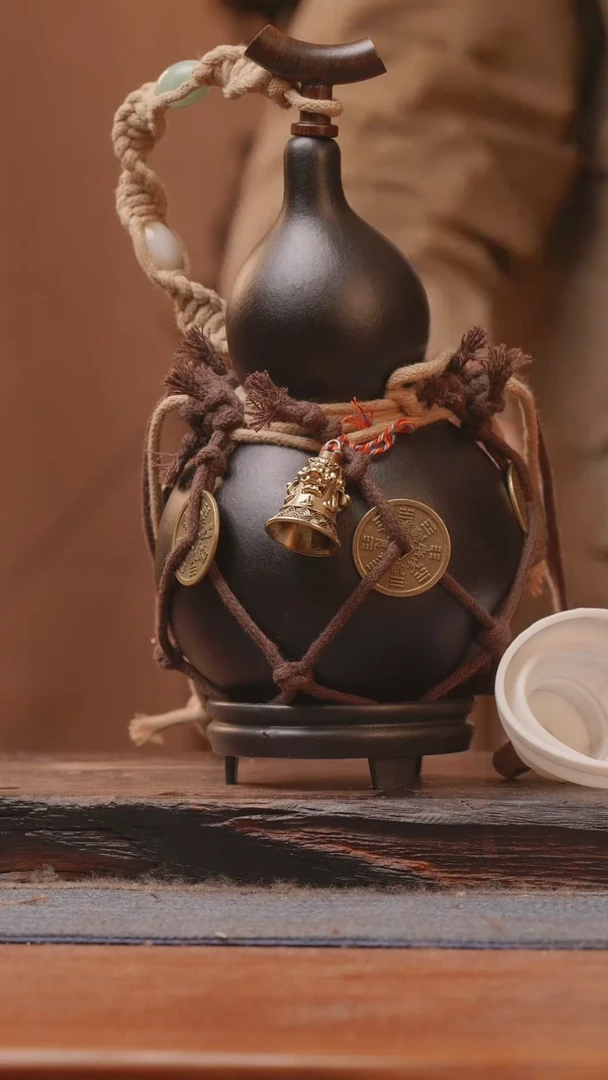 【闪购商品】238号精品大漆葫芦防腐防渗装水茶酒