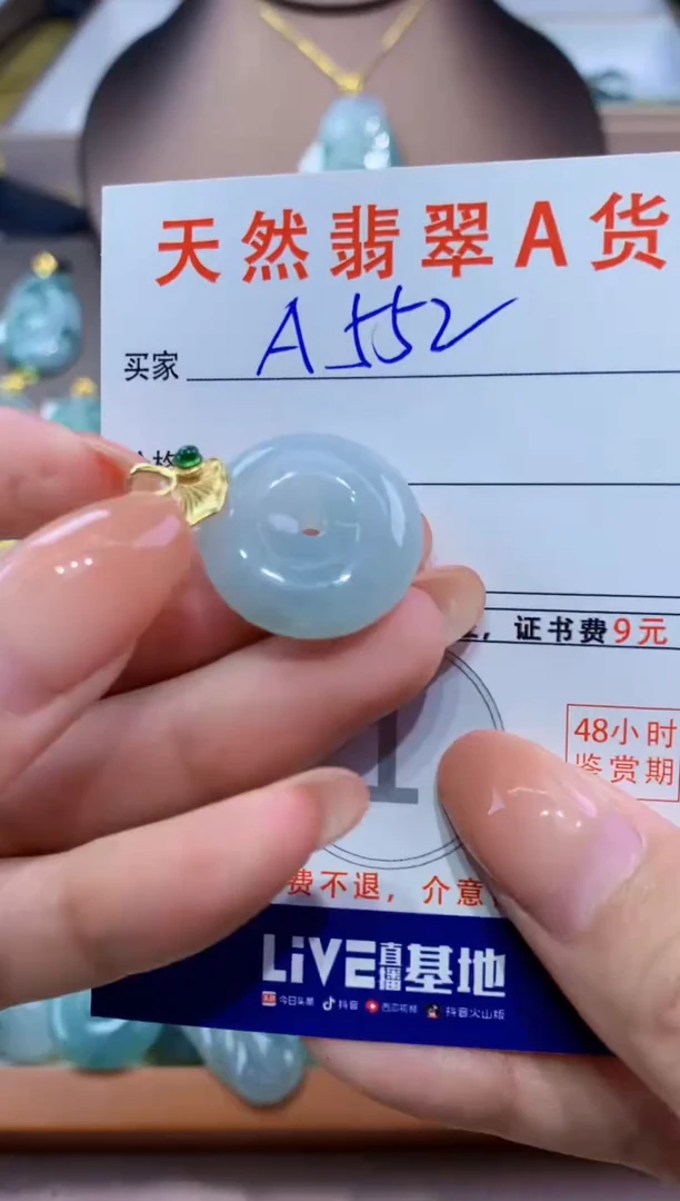 翡翠未镶嵌颈饰天然翡翠A货挂件