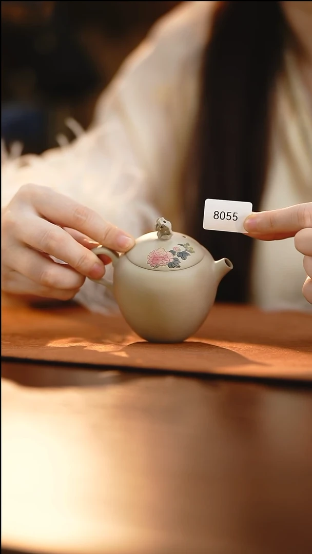 雲梦茶器紫陶茶壶8055