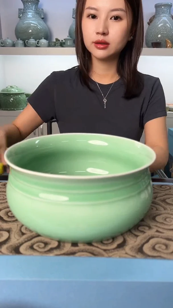龙泉云间青瓷小米茶器