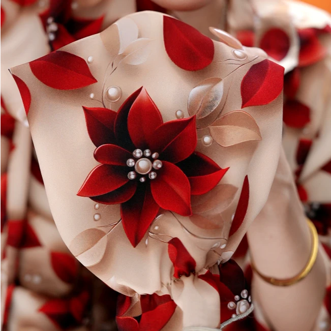 2025新款上新红珍珠优雅气质新中式衬衣L005